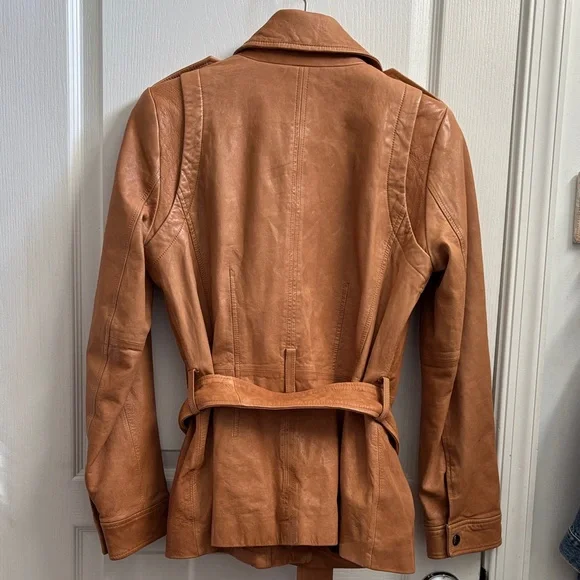 Banana Republic Lamb Leather Jacket - Picture 10 of 11